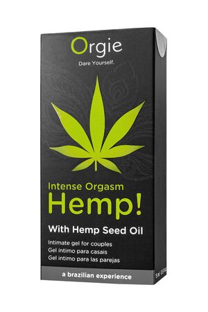 Возбуждающий интимный гель для пар Orgie Hemp Intense Orgasm - 15 мл.